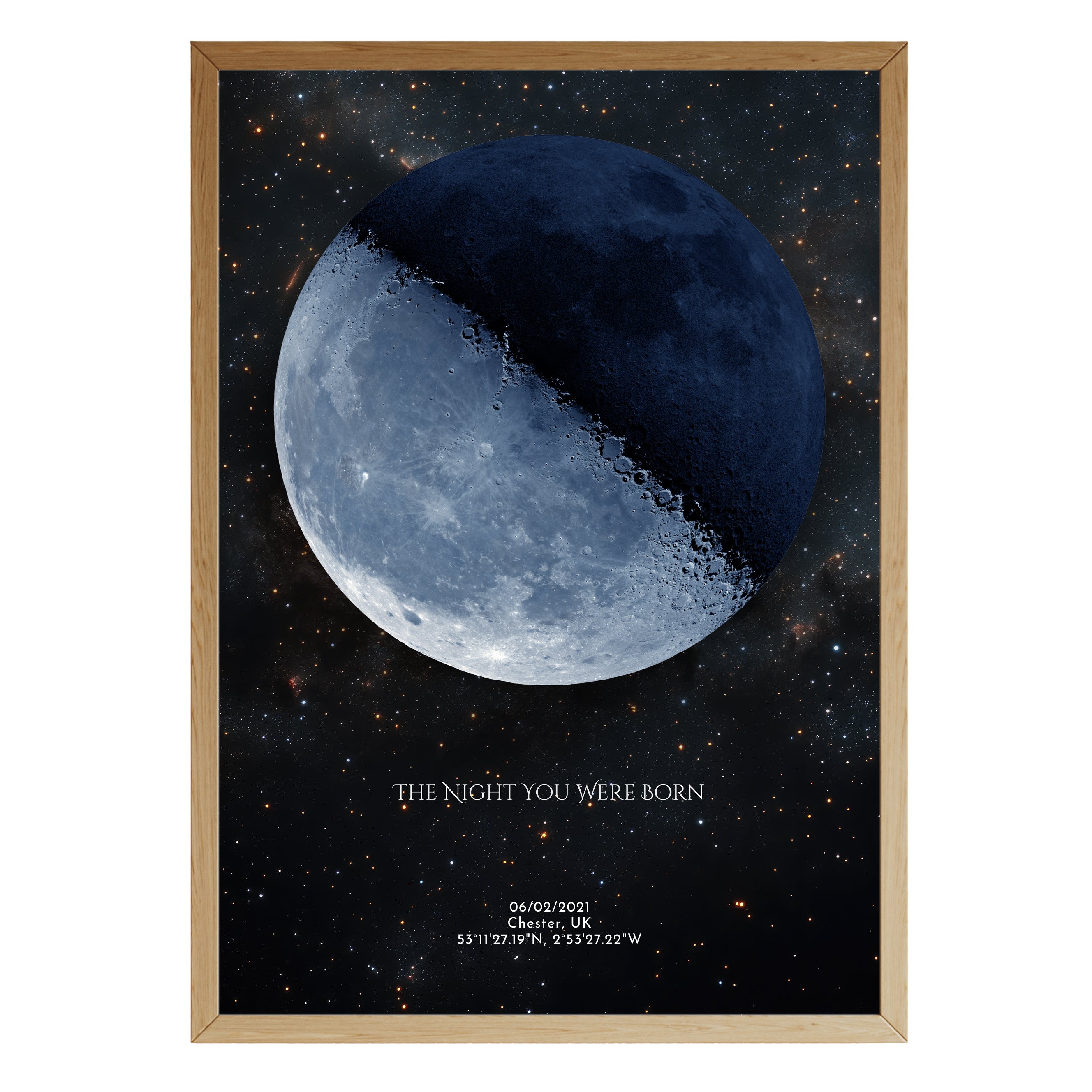 Personalised Moon Map | by Skylit Studio