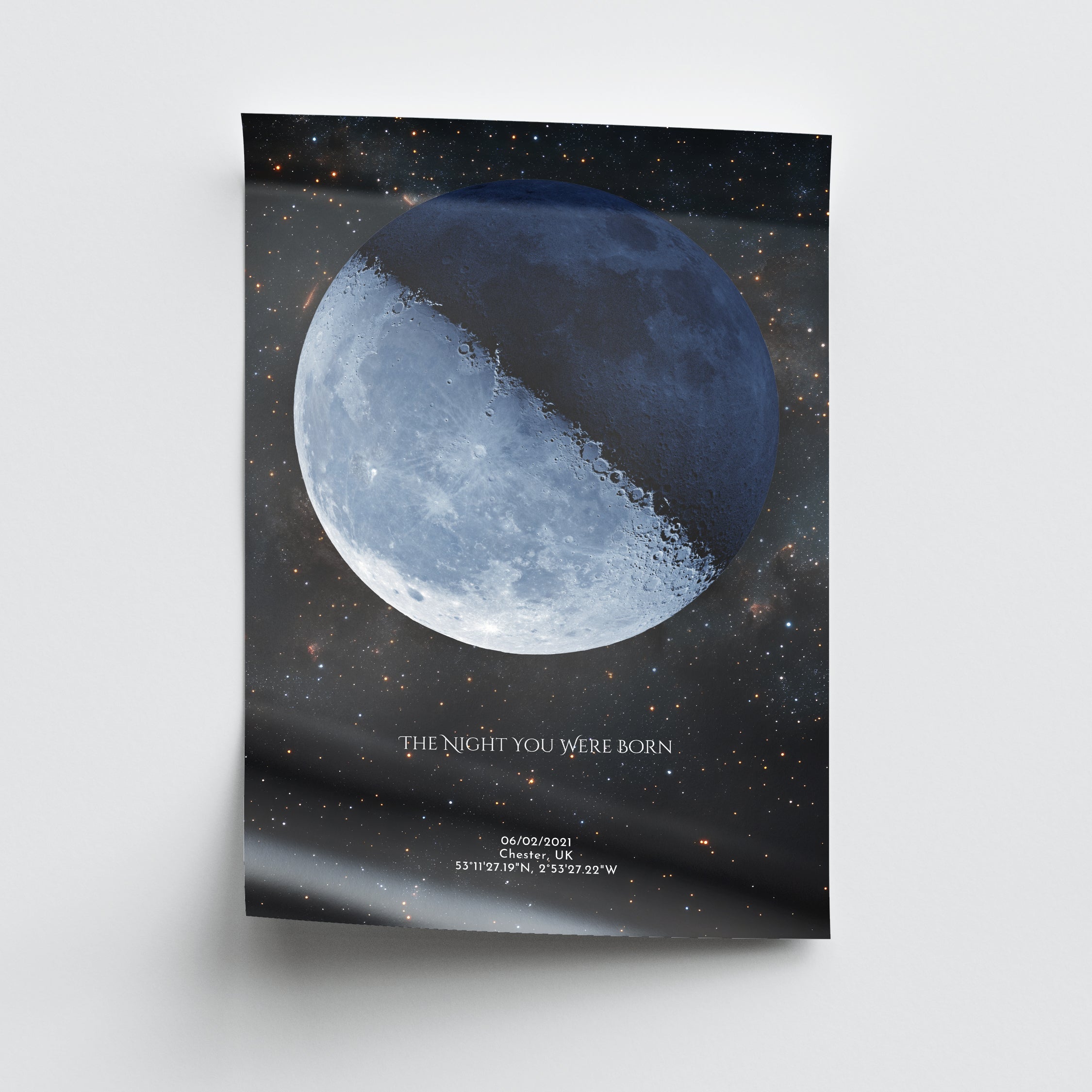 Personalised Moon Map | by Skylit Studio