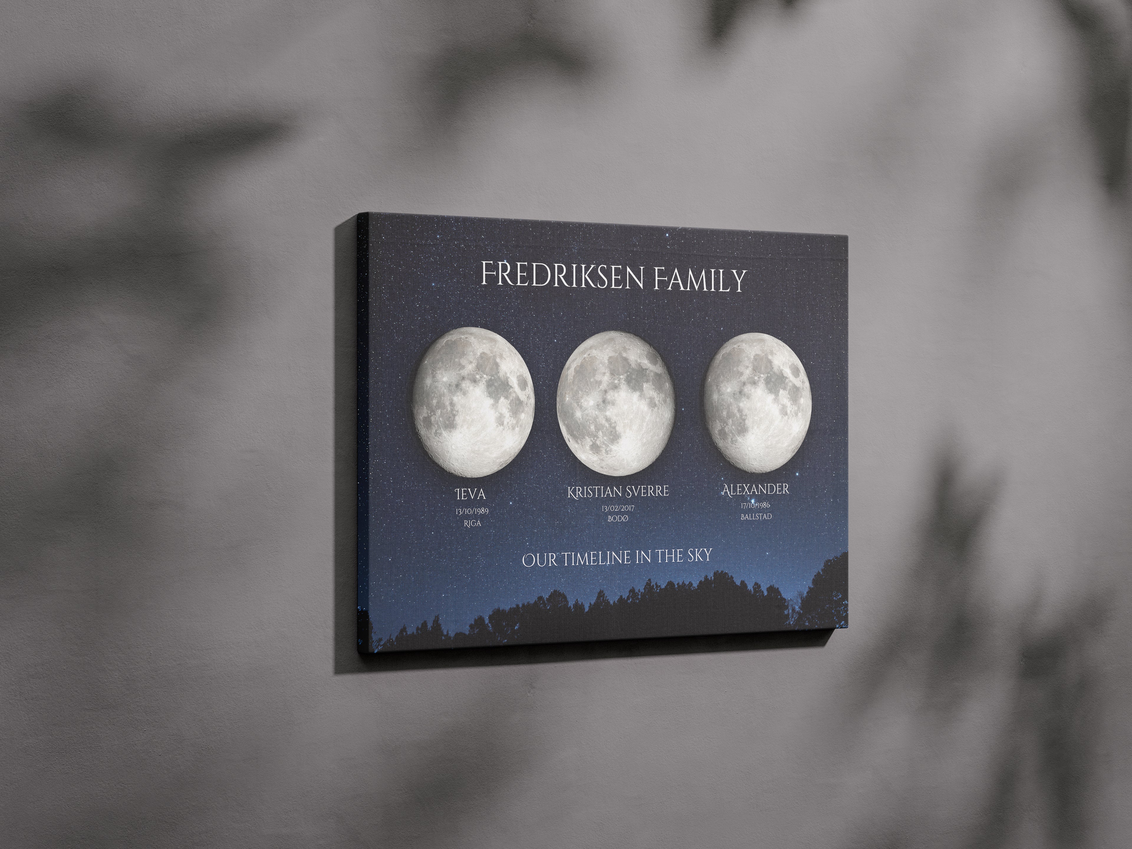 Canvas Star Maps & Moon Maps | Timeless Wall Art by Skylit Studio