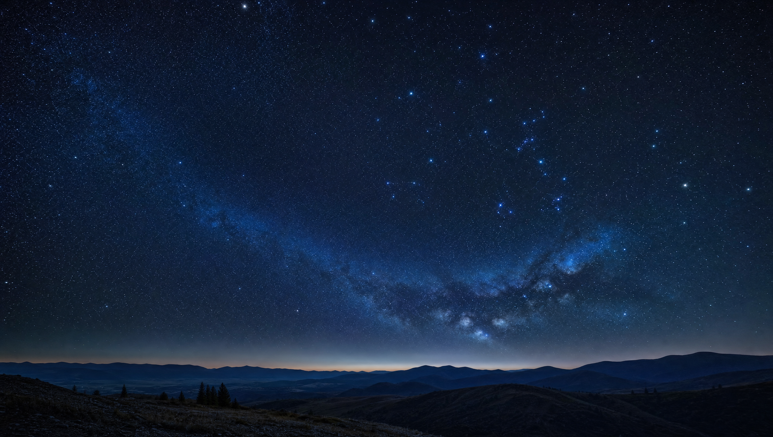 A star-filled night sky, the kind of sky that witnessed your most memorable moments