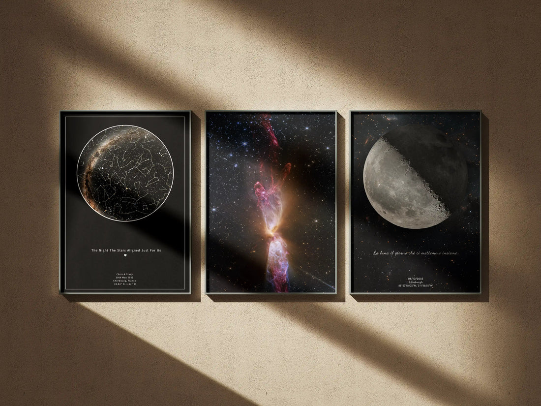 Personalised Star & Moon Maps