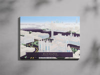 3D Landmark Map | Personalised City Skyline Print by Skylit Studio