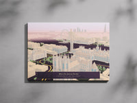 3D Landmark Map | Personalised City Skyline Print by Skylit Studio