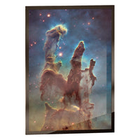 Pillars of Creation (Hubble) print in a classic black frame