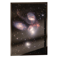 Stephan's Quintet print in a classic black frame