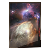 Rho Ophiuchi print in a classic black frame