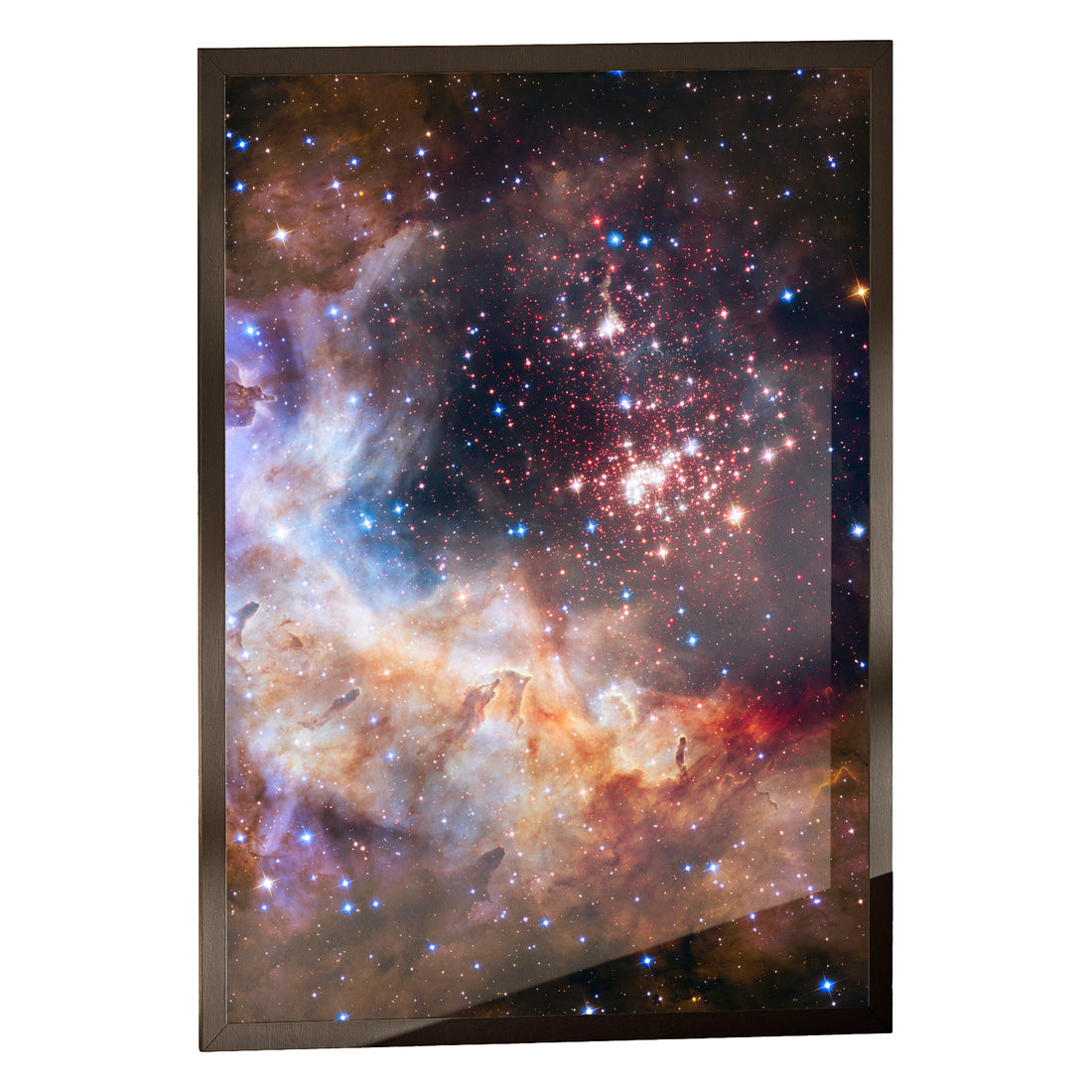 Westerlund 2 print in a classic black frame