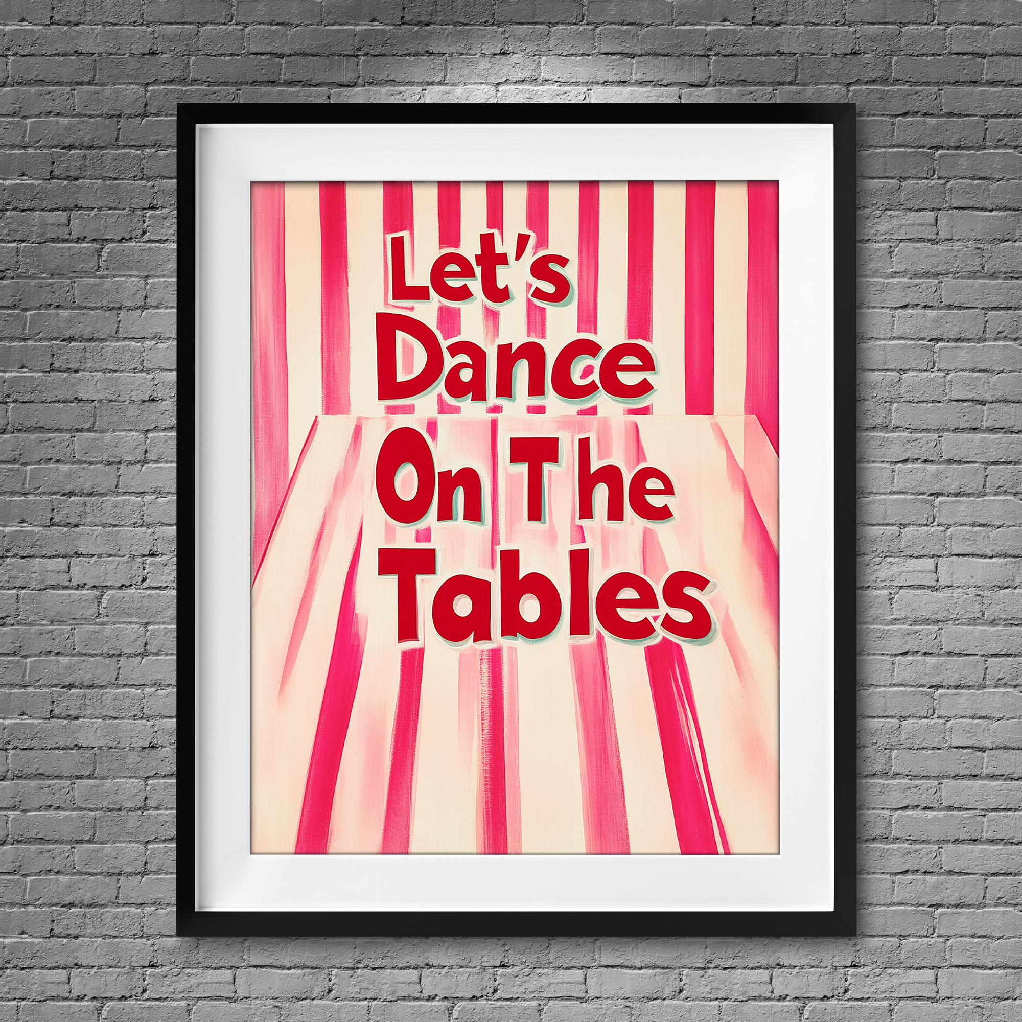 Let’s Dance On The Tables