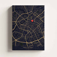 Custom Location Map | Personalised Map Print by Skylit Studio