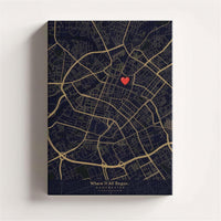 Custom Location Map | Personalised Map Print by Skylit Studio