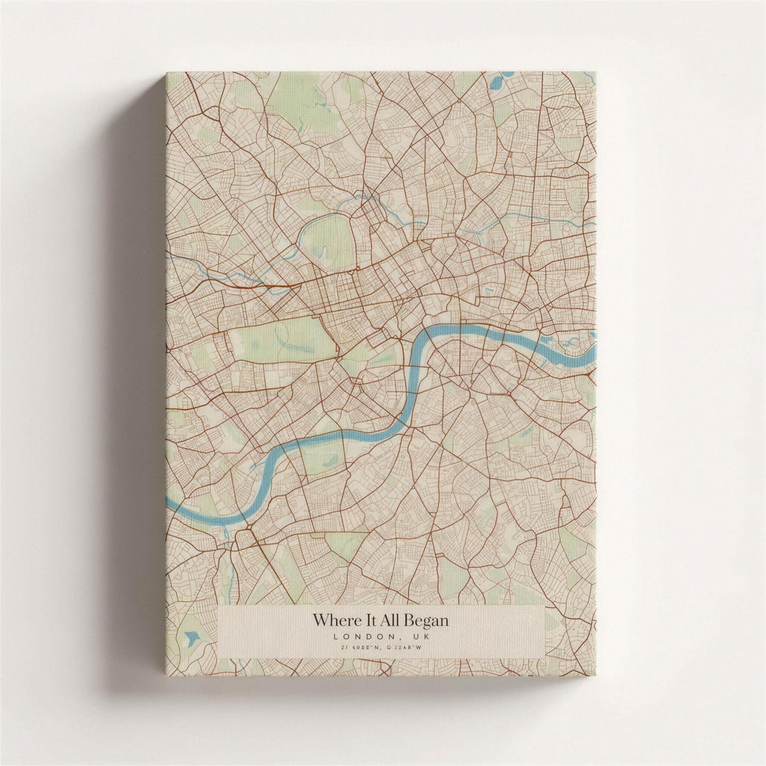 Custom Location Map | Personalised Map Print by Skylit Studio