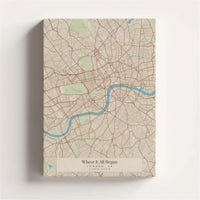Custom Location Map | Personalised Map Print by Skylit Studio