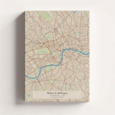 Wedding Location Map