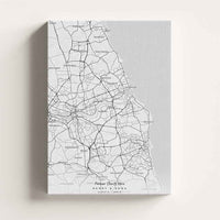 Custom Location Map | Personalised Map Print by Skylit Studio