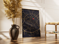 Custom Location Map | Personalised Map Print by Skylit Studio