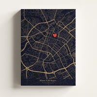 Custom Location Map | Personalised Map Print by Skylit Studio