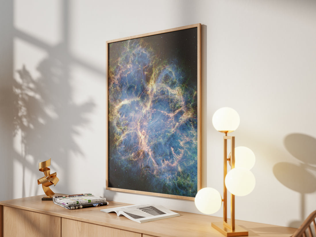 Crab Nebula | JAMES WEBB TELESCOPE | Skylit Studio