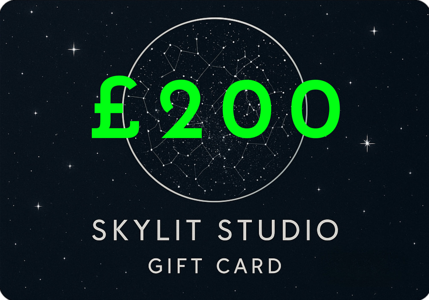Skylit Studio Gift Card – A Cosmic Gift for Any Special Occasion
