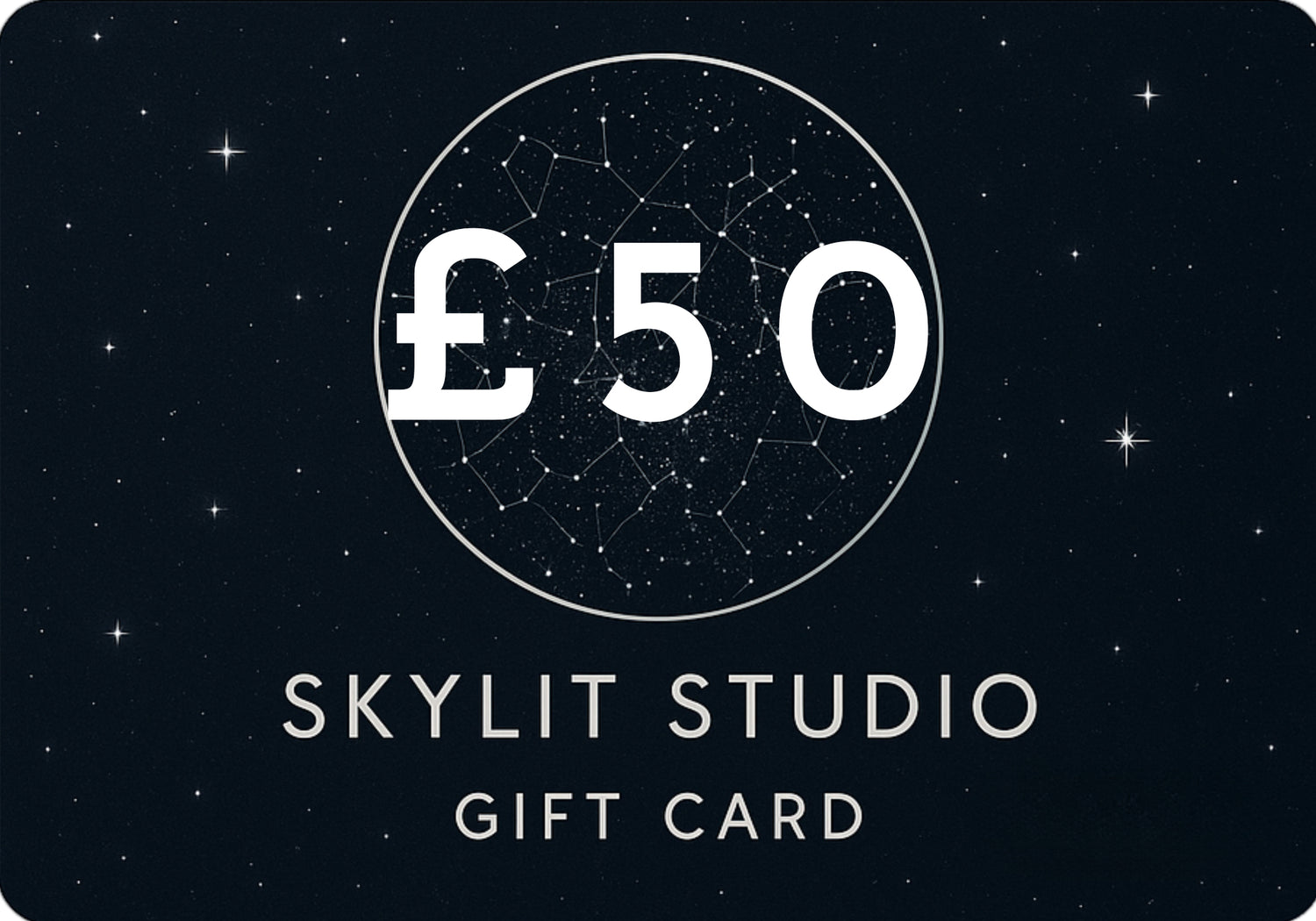 Skylit Studio Gift Card – A Cosmic Gift for Any Special Occasion