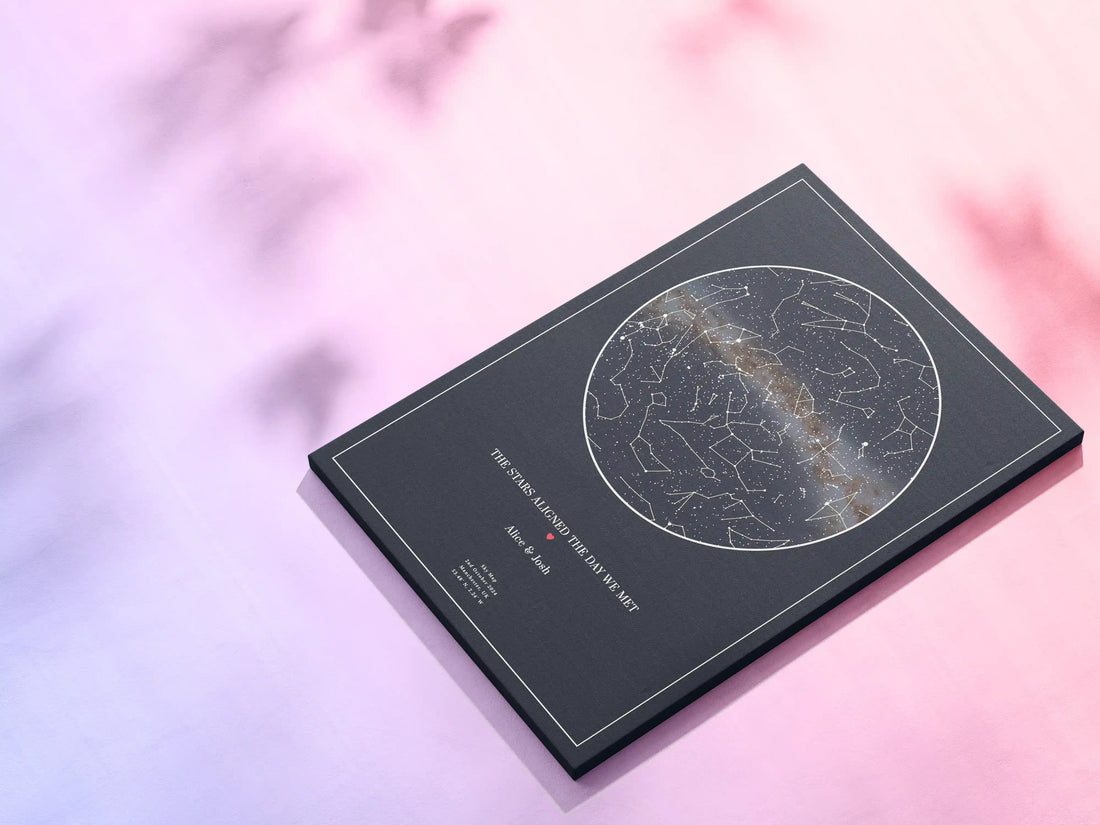 Canvas Star Maps &amp; Moon Maps | Timeless Wall Art by Skylit Studio