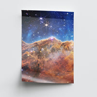 Unframed Cosmic Cliffs poster print on 260gsm photo lustre paper