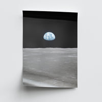Unframed Earth on the Horizon poster print on 260gsm photo lustre paper