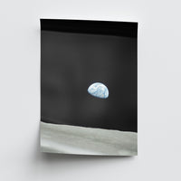 Unframed Earthrise poster print on 260gsm photo lustre paper