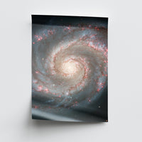 Unframed Whirlpool Galaxy poster print on 260gsm photo lustre paper