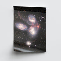 Unframed Stephan's Quintet poster print on 260gsm photo lustre paper