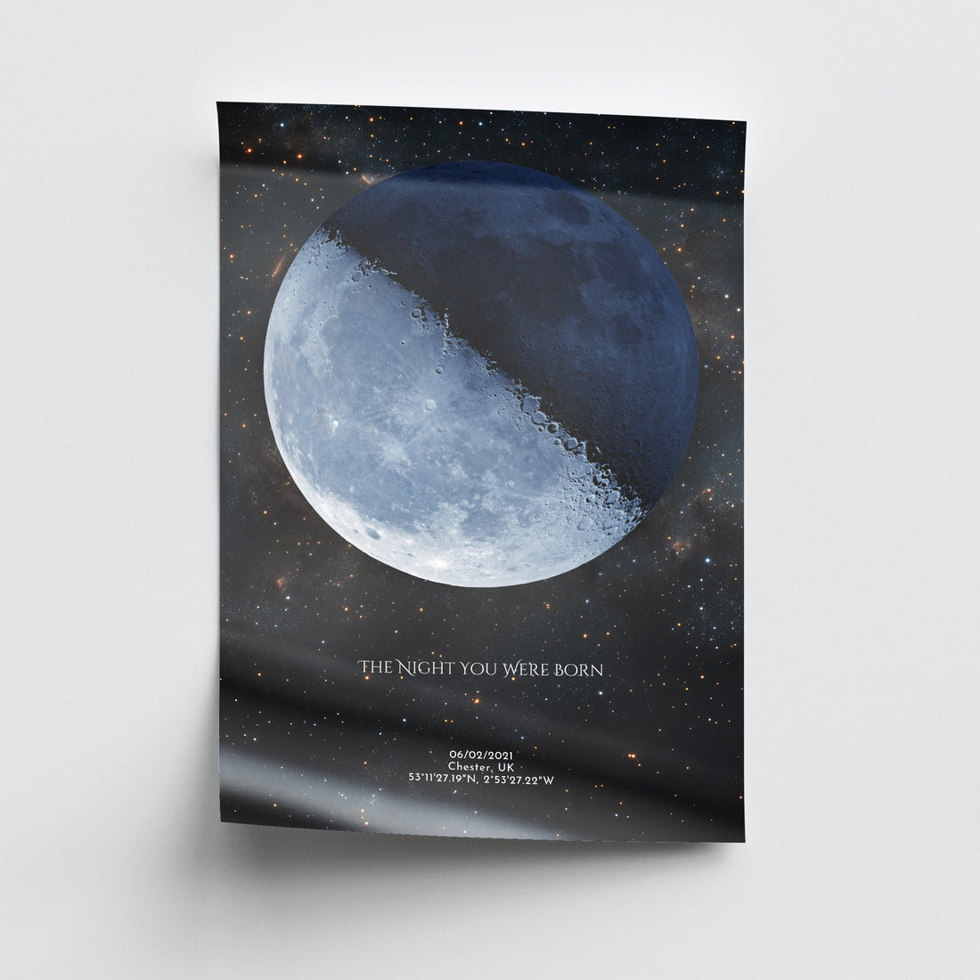 Newborn Moon Map