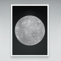 Mercury print in an elegant white frame