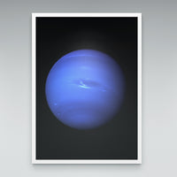 Neptune print in an elegant white frame