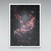 NGC 346 print in an elegant white frame
