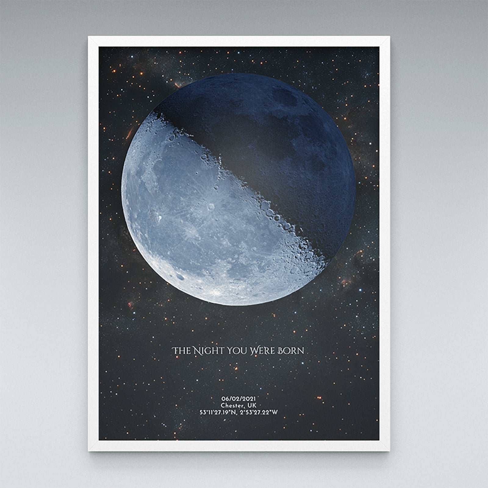 Personalised Moon Map | by Skylit Studio
