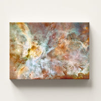 Carina Nebula panorama print on a stretched canvas, Skylit Studio