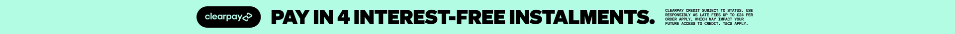 Clearpay - Pay in 4 interest-free instalments