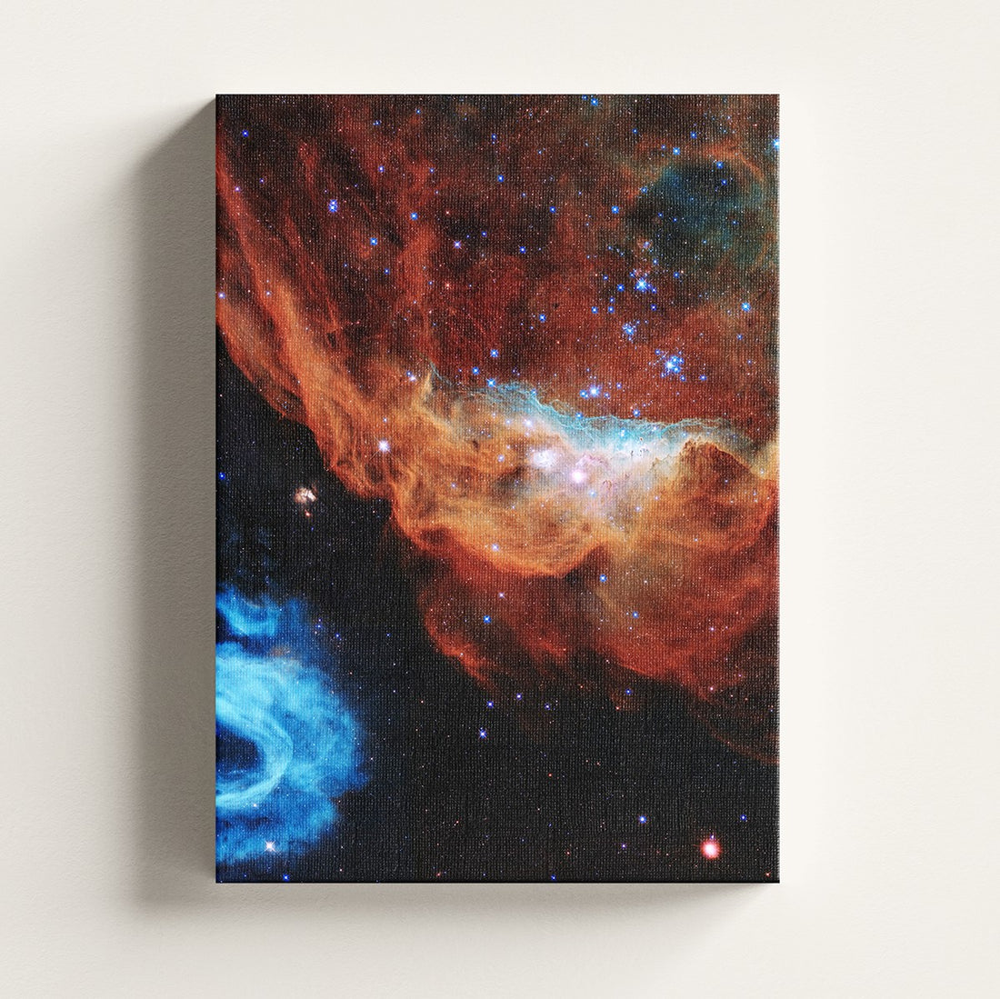 Cosmic Reef print on a stretched canvas, Skylit Studio
