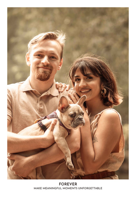 Custom print service by Skylit Studio - upload your own photos for premium framed prints with elegant borders and personalised text.