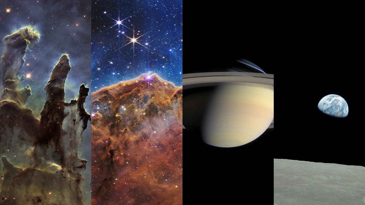 Skylit Studio Deep Space collection: Hubble, James Webb, planets and Apollo prints