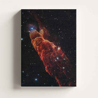 Herbig-Haro 49/50 print on a stretched canvas, Skylit Studio