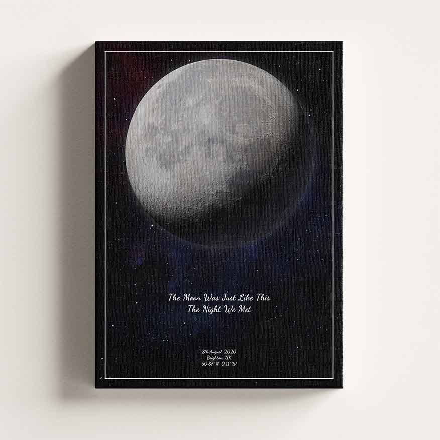 Birthday Moon Map