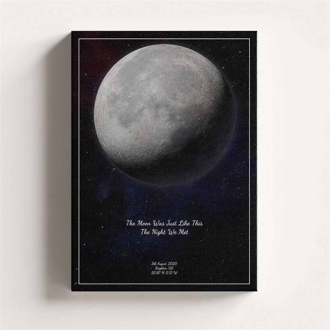 Birthday Moon Map