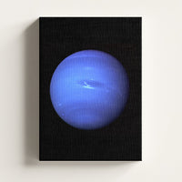 Neptune print on a stretched canvas, Skylit Studio