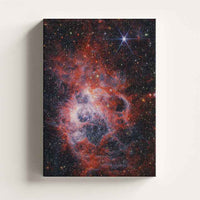 NGC 604 print on a stretched canvas, Skylit Studio
