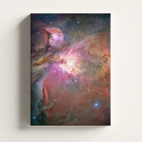 Orion Nebula print on a stretched canvas, Skylit Studio