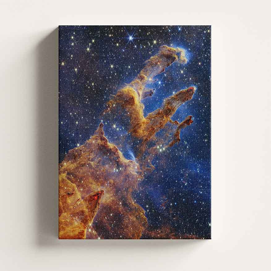 Pillars of Creation print on a stretched canvas, Skylit Studio