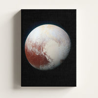 Pluto print on a stretched canvas, Skylit Studio