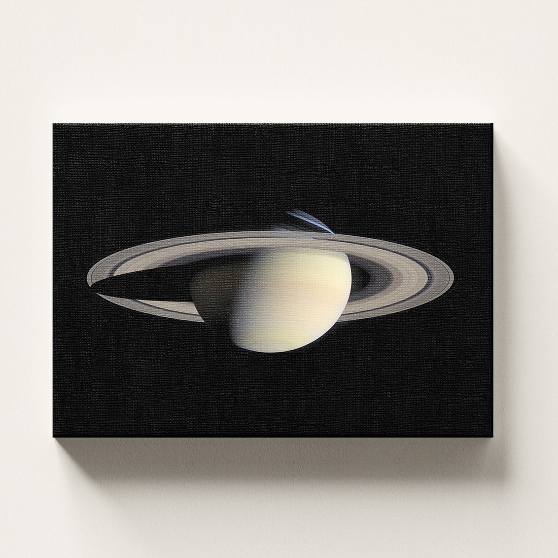 Saturn print on a stretched canvas, Skylit Studio