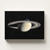 Saturn print on a stretched canvas, Skylit Studio