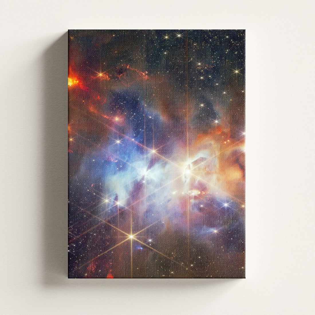 Serpens Nebula print on a stretched canvas, Skylit Studio
